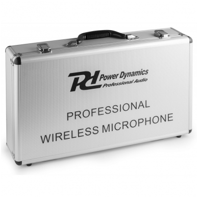 Power Dynamics PD504H 4x 50-Channel UHF Wireless Microphone Set with 4 handheld microphones 179.004 5
