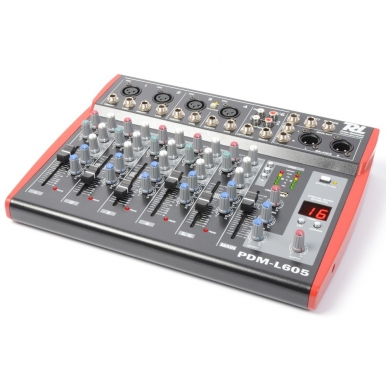 Power Dynamics PDM-L605 Music Mixer 6-Channel MP3/ECHO 171.168 2 Power Dynamics PDM-L605 Music Mixer 6-Channel MP3/ECHO 171.168 2