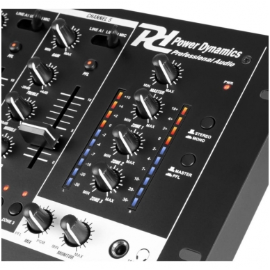Power Dynamics PDZM700 6 Channel Installation Mixer USB 4 zones 172.750 6
