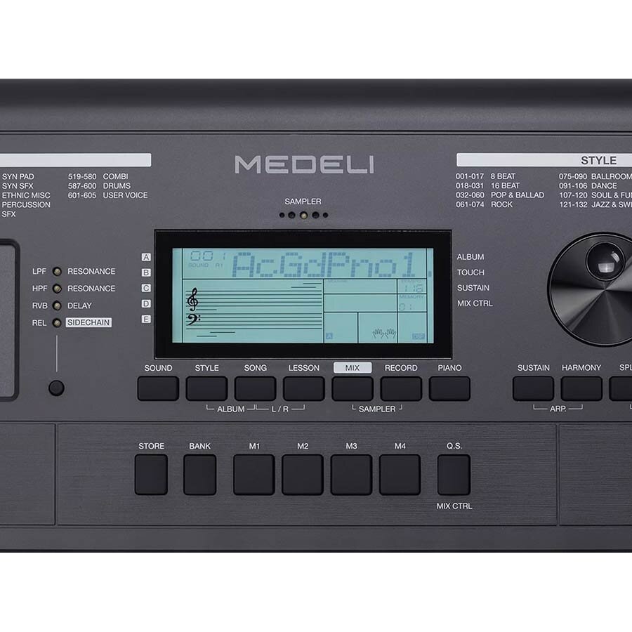 PORTATYVUS SINTEZATORIUS MEDELI MK-401 9