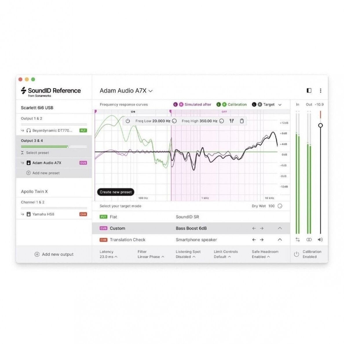 PROGRAMINĖS ĮRANGOS PAKETAS - SONARWORKS SOUNDID REFERENCE FOR SPEAKERS & HEADPHONES with measurement microphone 2