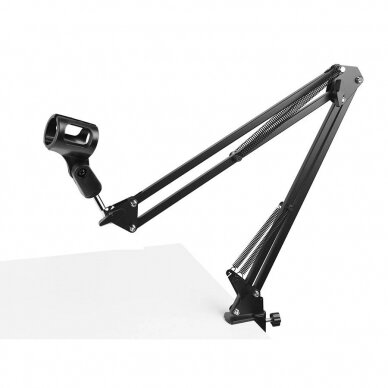 PRISUKAMAS ALKŪNINIS MIKROFONO STOVAS PLATINUM MPC1BK