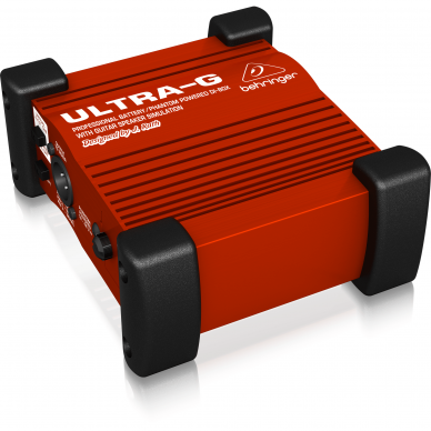 BEHRINGER GI-100 DI-BOX ULTRA-G PROFESSIONAL BATTERY/PHANTOM POWERED DI-BOX WITH GUITAR SPEAKER EMULATION 1