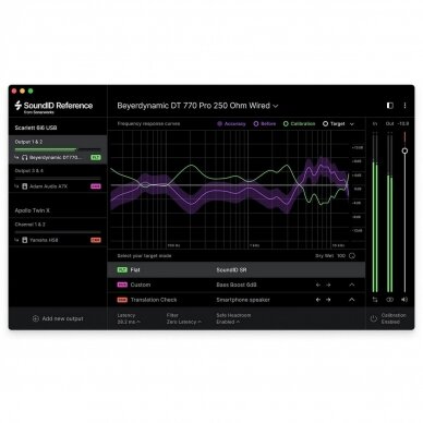 PROGRAMINĖS ĮRANGOS PAKETAS - SONARWORKS SOUNDID REFERENCE FOR SPEAKERS & HEADPHONES with measurement microphone 1