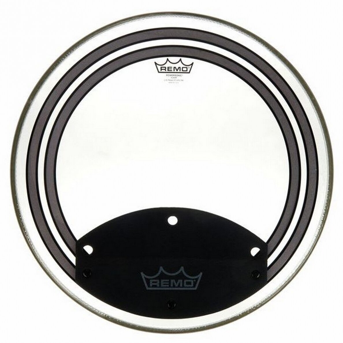 REMO POWERSONIC 20" CLEAR plėvė bosiniam būgnui