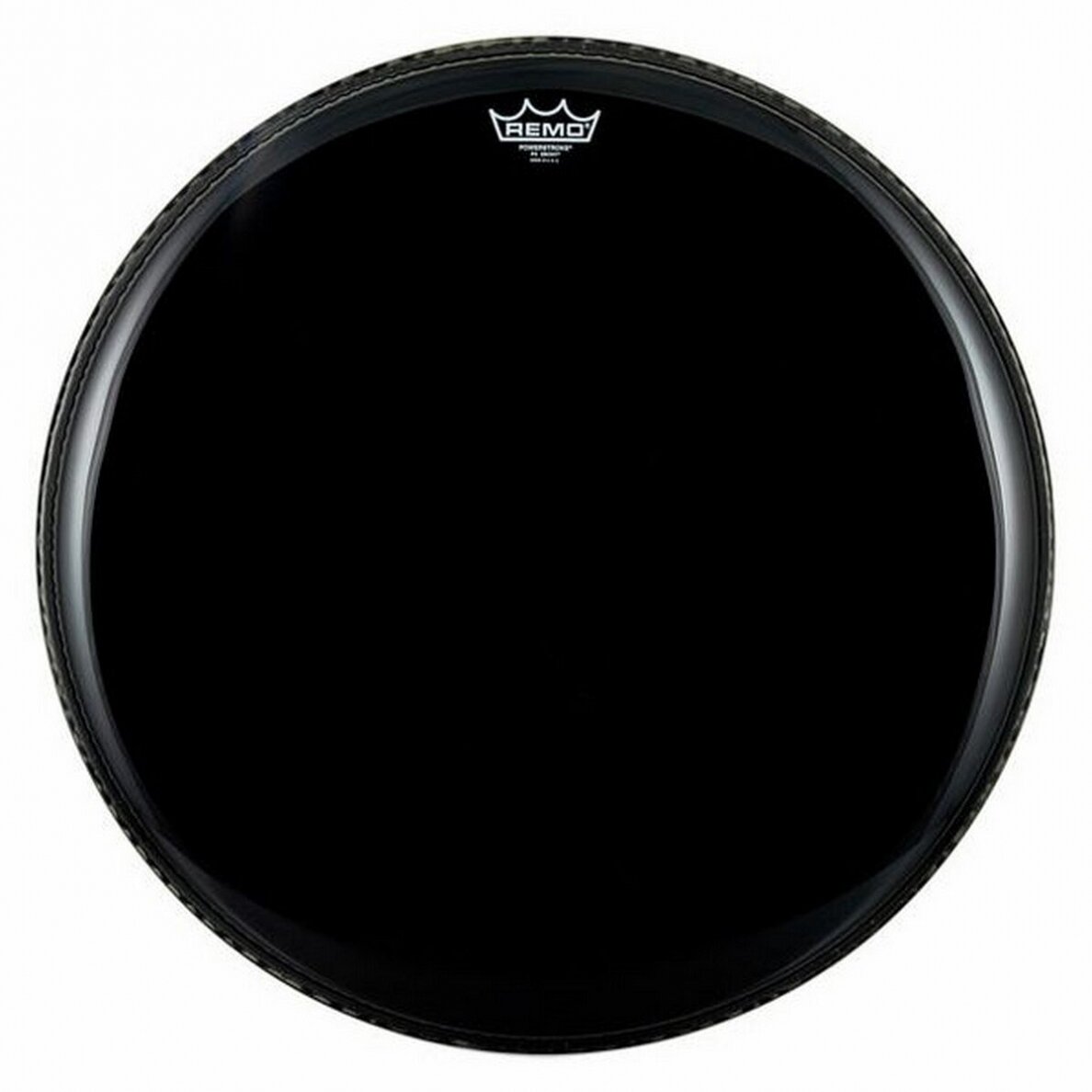 REMO POWERSTROKE 3 18" EBONY plėvė bosiniam būgnui