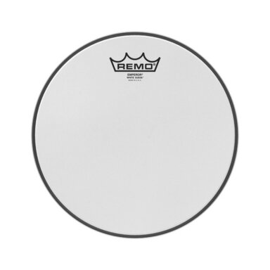 REMO EMPEROR WHITE SUEDE 10" COATED drum head