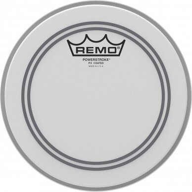 REMO POWERSTROKE 8" COATED drum head