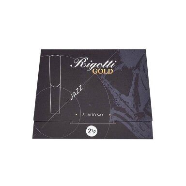Rigotti Gold RGA-25/3 Alto Saxophone Reeds 2.5 (3 Pcs)