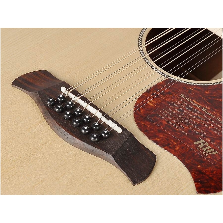 Richwood D-2012 Master Series Handmade 12-String Dreadnought Guitar 4 Richwood D-2012 Master Series Handmade 12-String Dreadnought Guitar 4