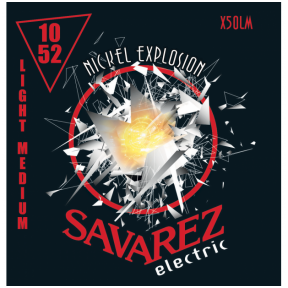 Savarez X-50LM Nickel Explosion String Set Electric .010-.052