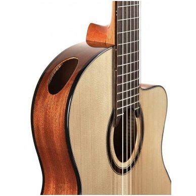 Classical Guitar With Electronics Salvador Cortez CS-205 Solid Top Concert Series 3
