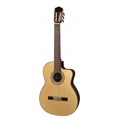 Classical Guitar With Electronics Salvador Cortez CS-60CE Solid Top Concert Series