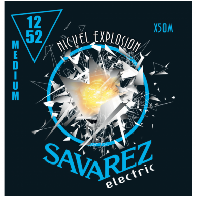 Savarez X-50M Nickel Explosion String Set Electric .012-.052 Savarez X-50M Nickel Explosion String Set Electric .012-.052