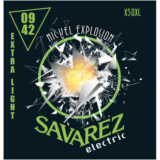Savarez X-50XL Nickel Explosion String Set Electric .009-.042 Savarez X-50XL Nickel Explosion String Set Electric .009-.042