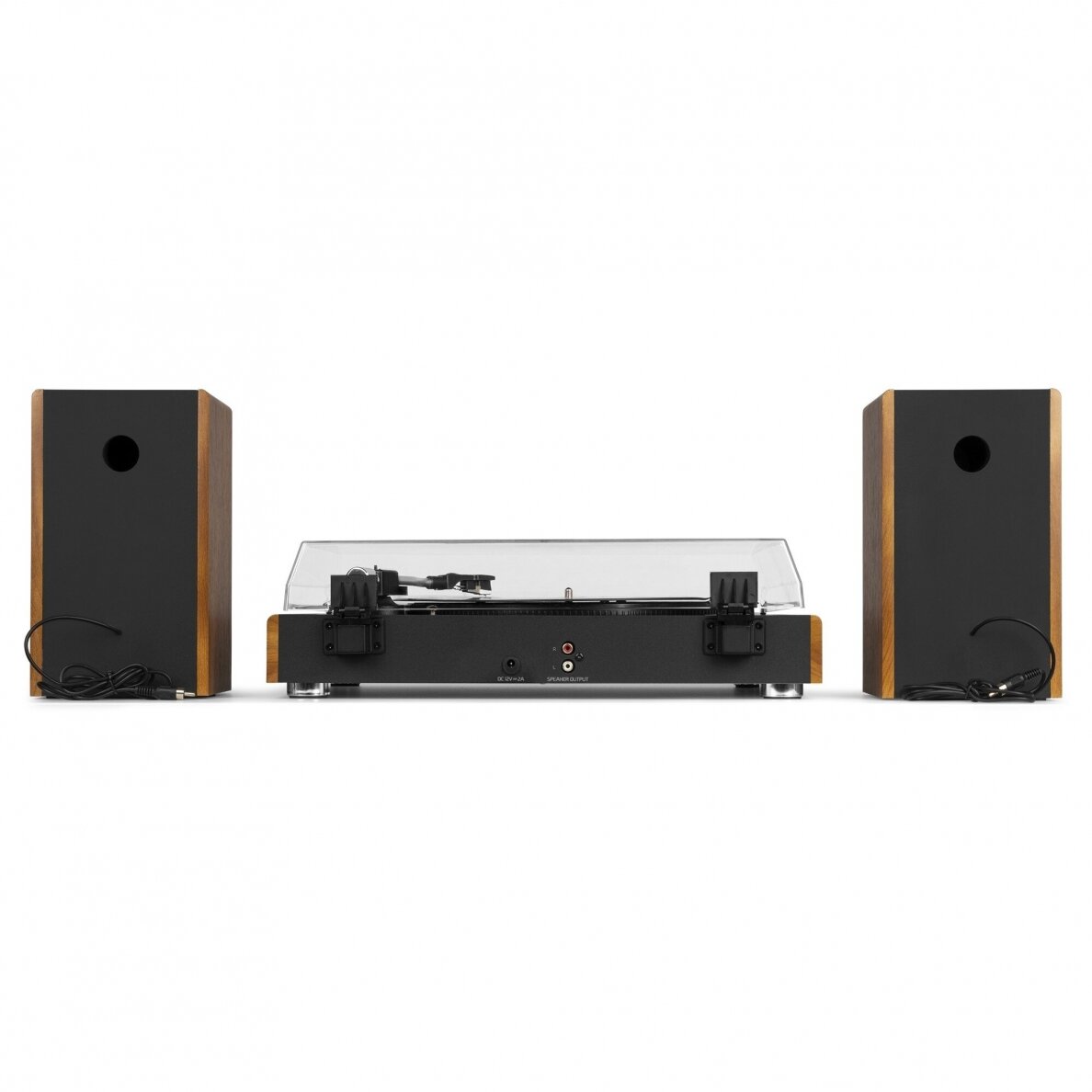 AUDIZIO RP-335 102.175 VINTAGE RECORD PLAYER WITH WOODEN SPEAKERS 10 AUDIZIO RP-335 102.175 VINTAGE RECORD PLAYER WITH WOODEN SPEAKERS 10