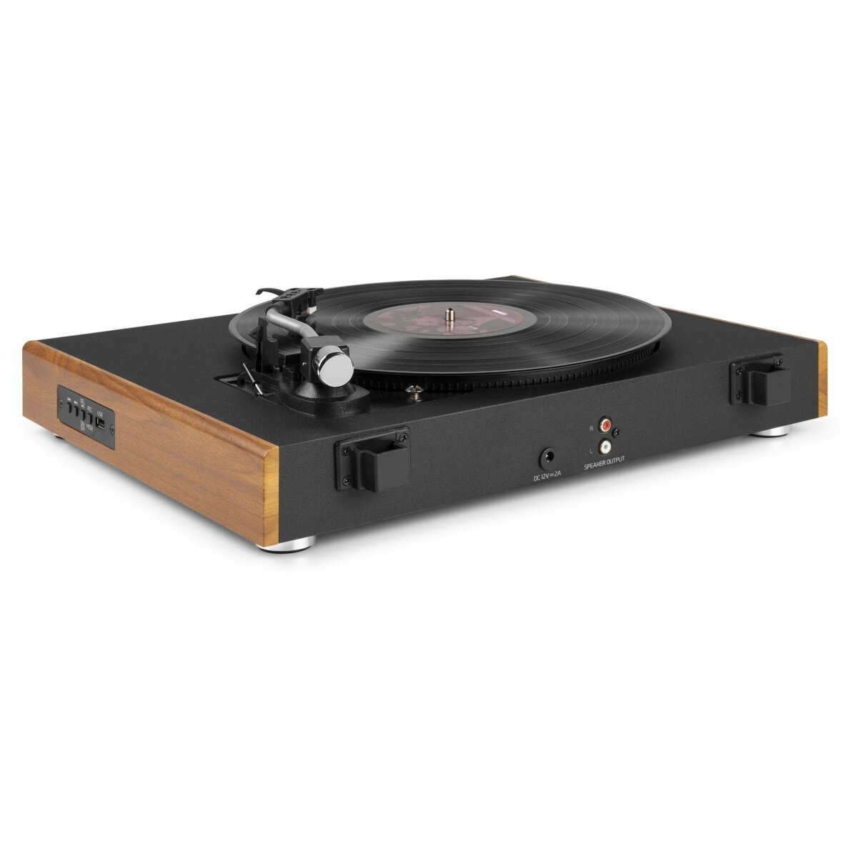 AUDIZIO RP-335 102.175 VINTAGE RECORD PLAYER WITH WOODEN SPEAKERS 9 AUDIZIO RP-335 102.175 VINTAGE RECORD PLAYER WITH WOODEN SPEAKERS 9