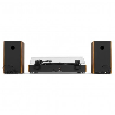 AUDIZIO RP-335 102.175 VINTAGE RECORD PLAYER WITH WOODEN SPEAKERS 10 AUDIZIO RP-335 102.175 VINTAGE RECORD PLAYER WITH WOODEN SPEAKERS 10