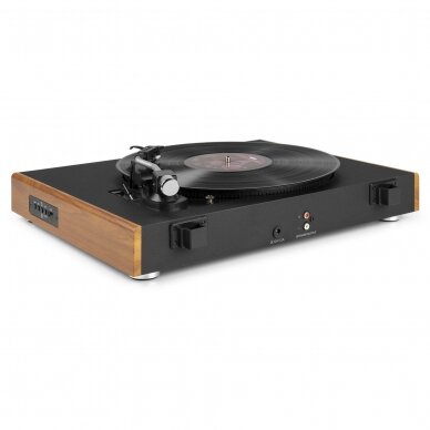 AUDIZIO RP-335 102.175 VINTAGE RECORD PLAYER WITH WOODEN SPEAKERS 9 AUDIZIO RP-335 102.175 VINTAGE RECORD PLAYER WITH WOODEN SPEAKERS 9