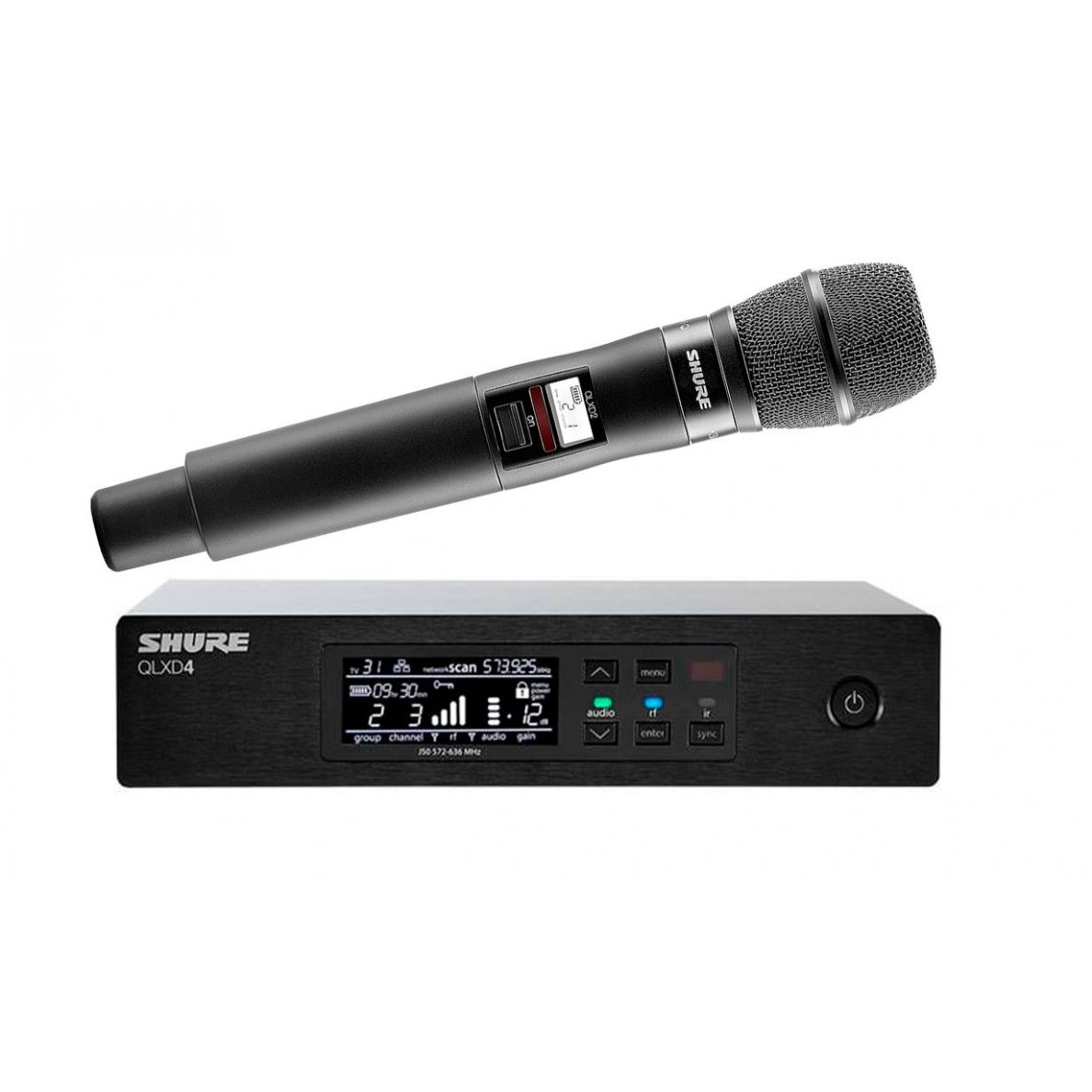Shure QLXD-24E/KSM9-K51 Handheld Wireless Microphone System 1 Shure QLXD-24E/KSM9-K51 Handheld Wireless Microphone System 1
