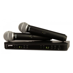 Shure BLX-288/PG58 Dual Channel Handheld Wireless System