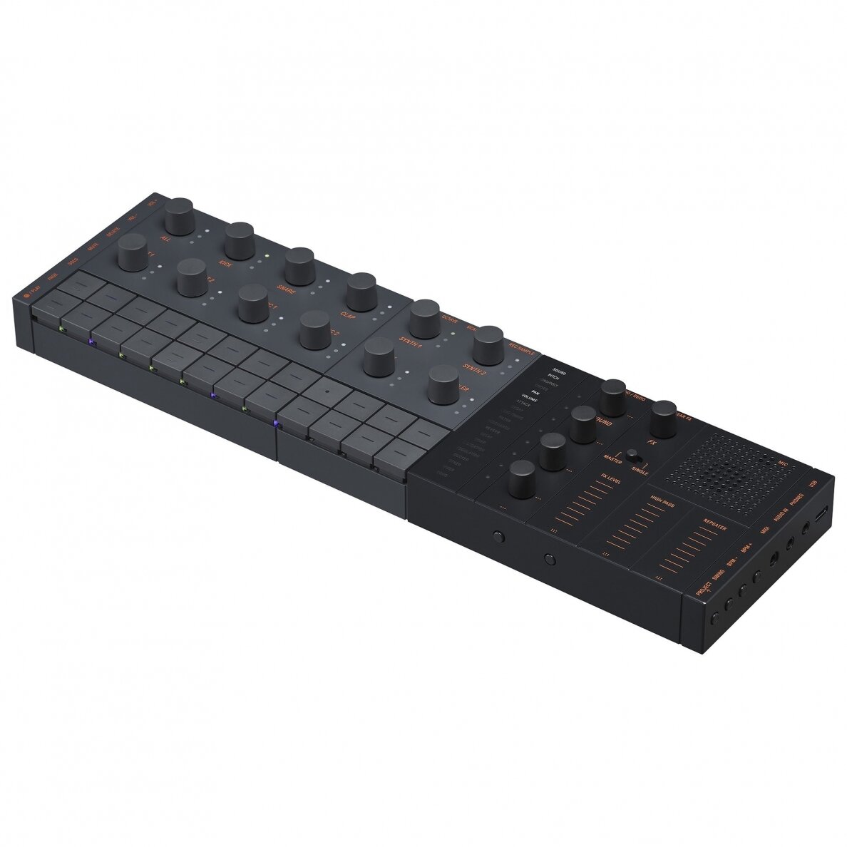 YAMAHA SEQTRAK-B (BLACK) SYNTHESIZER 7