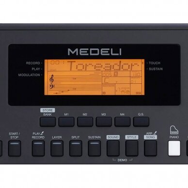 SINTEZATORIUS MEDELI MK200 MILLENIUM SERIES 8
