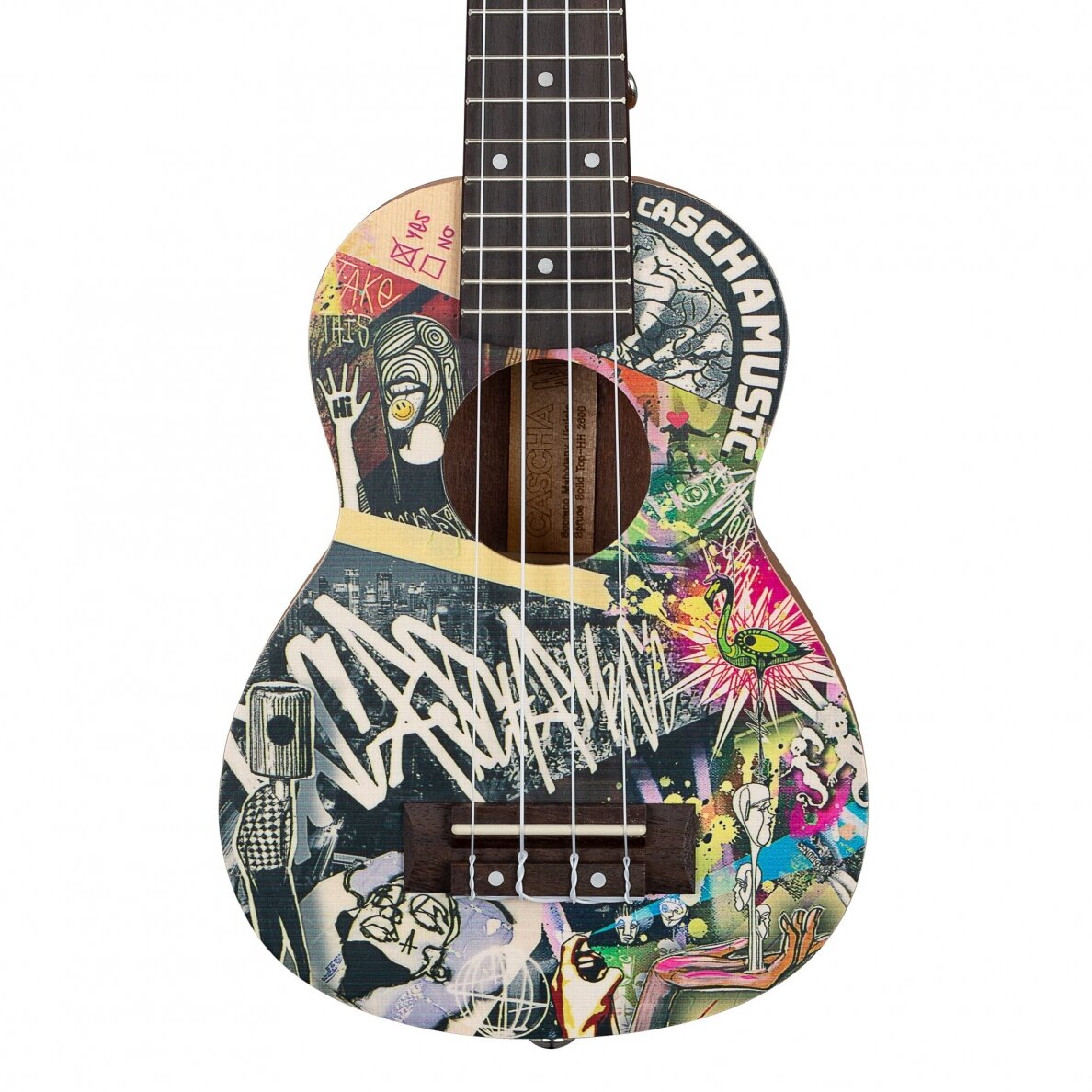 CASCHA HH-2600 ART SERIES URBAN SOPRANO UKULELE 7
