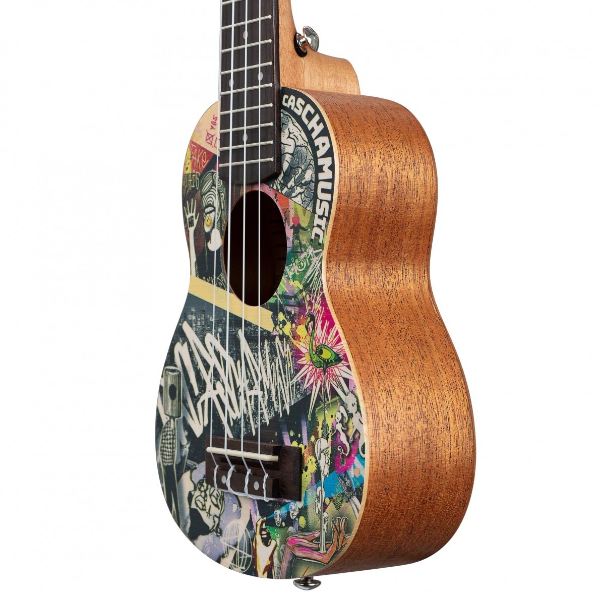 CASCHA HH-2600 ART SERIES URBAN SOPRANO UKULELE 8