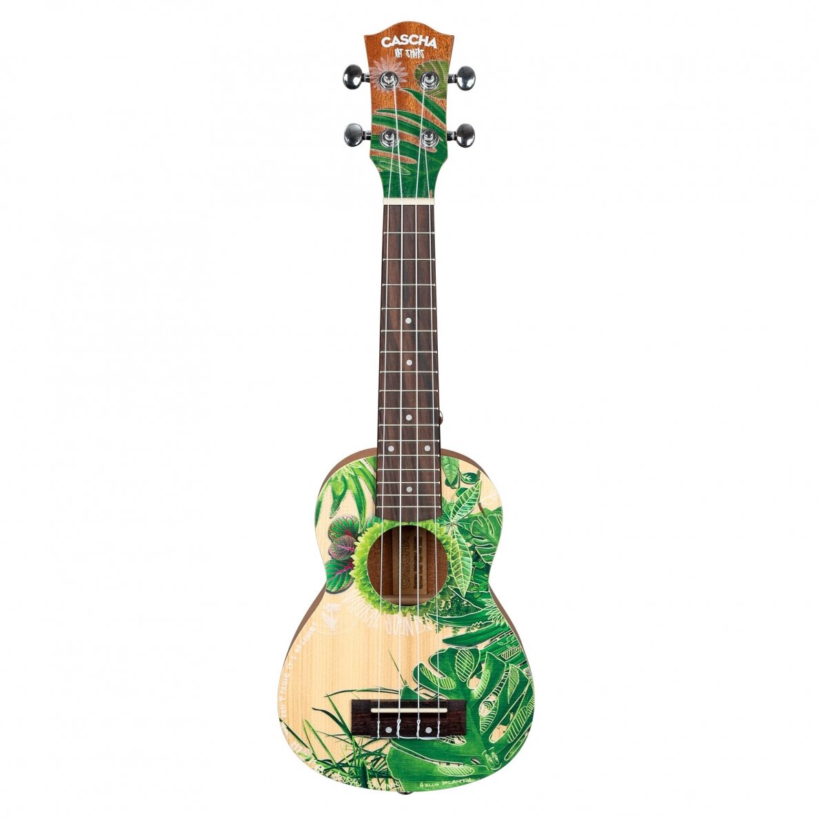 SOPRANINĖ UKULELĖ CASCHA HH-2602 ART SERIES LEAFY 1