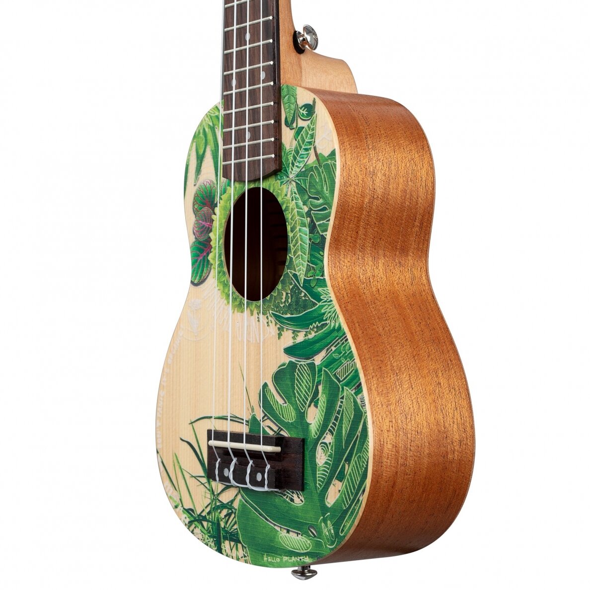 SOPRANINĖ UKULELĖ CASCHA HH-2602 ART SERIES LEAFY 8 SOPRANINĖ UKULELĖ CASCHA HH-2602 ART SERIES LEAFY 8