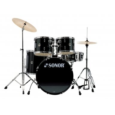 Sonor FSH-1255 Force 1005 Shell Pack - 5 pieces - 22" Kick - Black
