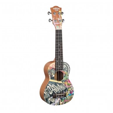 CASCHA HH-2600 ART SERIES URBAN SOPRANO UKULELE 2