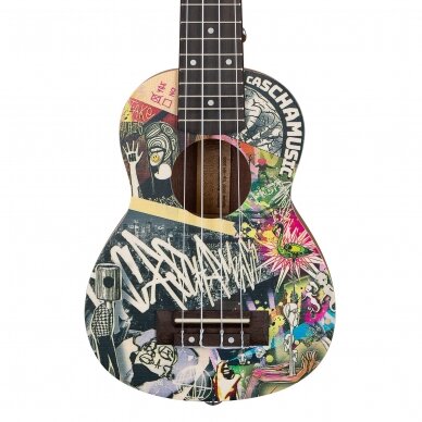 CASCHA HH-2600 ART SERIES URBAN SOPRANO UKULELE 7 CASCHA HH-2600 ART SERIES URBAN SOPRANO UKULELE 7