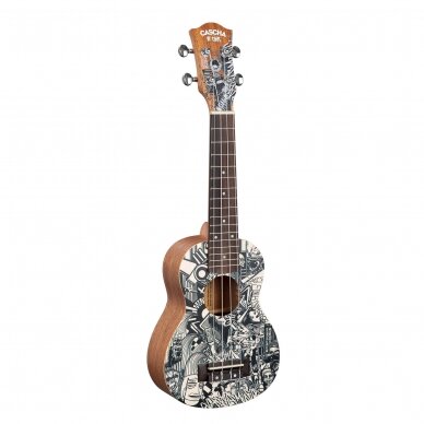 CASCHA HH-2601 ART SERIES SKETCH SOPRANO UKULELE 2 CASCHA HH-2601 ART SERIES SKETCH SOPRANO UKULELE 2