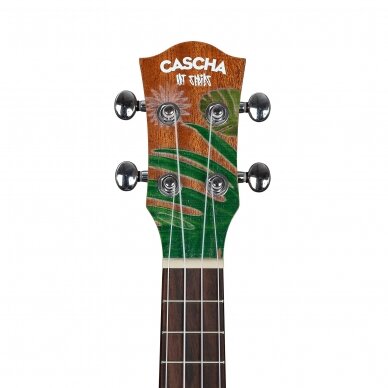SOPRANINĖ UKULELĖ CASCHA HH-2602 ART SERIES LEAFY 5