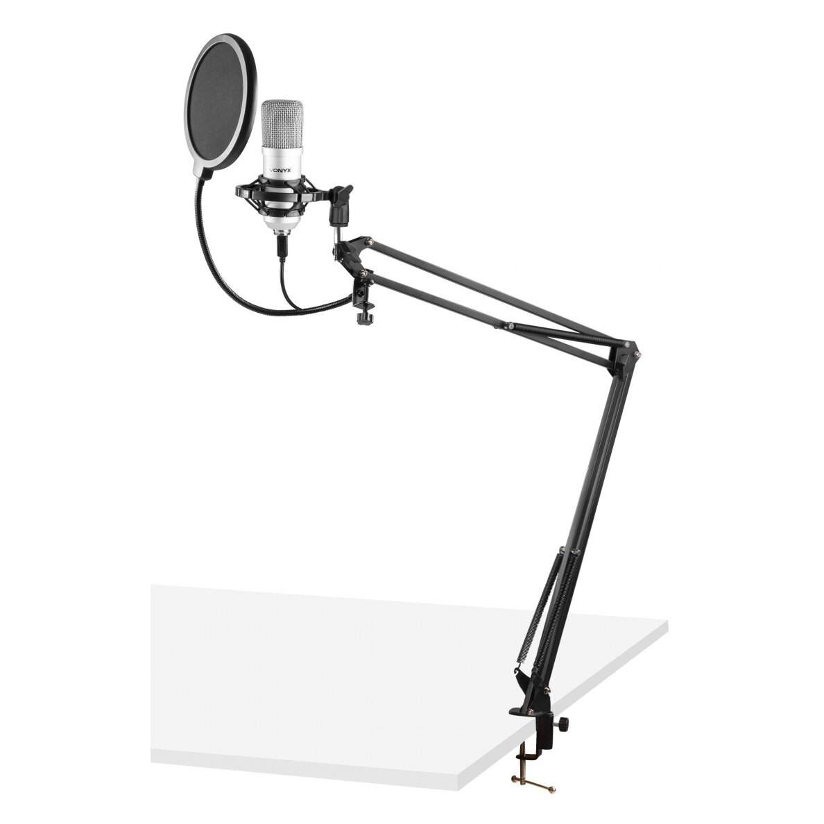 VONYX CMS300S STUDIO MICROPHONE SET USB 173.514 SILVER VONYX CMS300S STUDIO MICROPHONE SET USB 173.514 SILVER