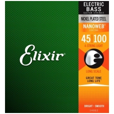 Stygos Elixir 14052 Nanoweb Light Bass Guitar