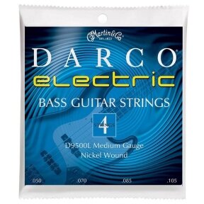 DARCO D-9500L NICKEL WOUND MEDIUM ELECTRIC BASS STRING SET