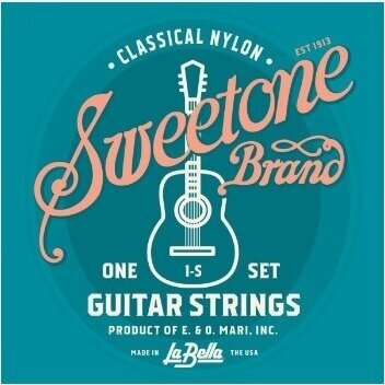 STYGŲ KOMPLEKTAS KLASIKINEI GITARAI LA BELLA L-1-S SWEETONE VIDUTINIO TEMPIMO STYGŲ KOMPLEKTAS KLASIKINEI GITARAI LA BELLA L-1-S SWEETONE VIDUTINIO TEMPIMO