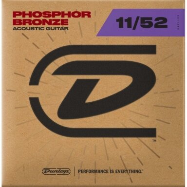 DUNLOP DAP-1152 PHOSPHOR BRONZE ACOUSTIC GUITAR STRINGS