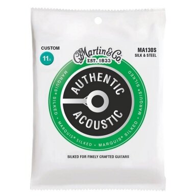 MARTIN MA-130S AUTHENTIC ACOUSTIC SILKED STRING SET
