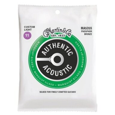 MARTIN MA-535S ACOUSTIC GUITAR STRING SET PHOSPHOR BRONZE
