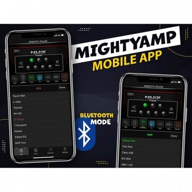 NUX MIGHTY-LMK2 DESKTOP GUITAR AMPLIFIER WITH BLUETOOTH 9