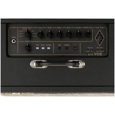 Stiprintuvas Elektrinei Gitarai VOX AV-15 1 Stiprintuvas Elektrinei Gitarai VOX AV-15 1