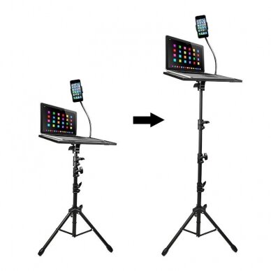 DNA PLS1 stand for laptop mixer projector up to 10 kg steel smartphone holder safety bands 6 DNA PLS1 stand for laptop mixer projector up to 10 kg steel smartphone holder safety bands 6