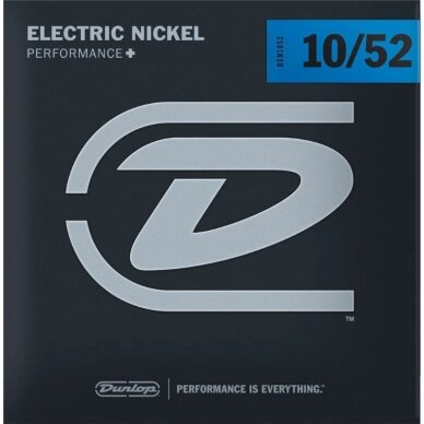 DUNLOP DEN-1052 NICKEL PERFORMANCE+ ELECTRIC GUITAR STRINGS DUNLOP DEN-1052 NICKEL PERFORMANCE+ ELECTRIC GUITAR STRINGS