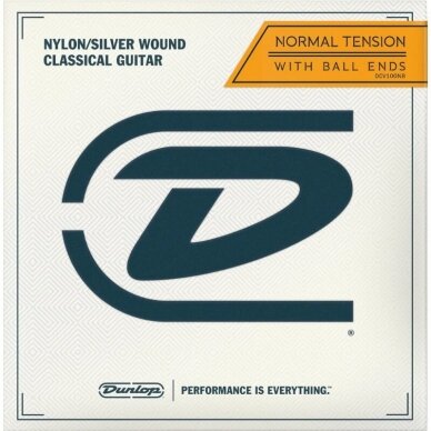 JIM DUNLOP DCV-100NB NORMAL TENSION BALL END CLASSICAL GUITAR STRINGS