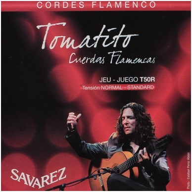 Stygos klasikinei gitarai Savarez T50-R Tomatito signature