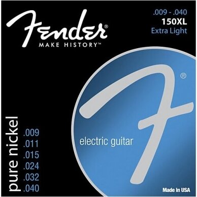 FENDER 150-XL EXTRA LIGHT PURE NICKEL